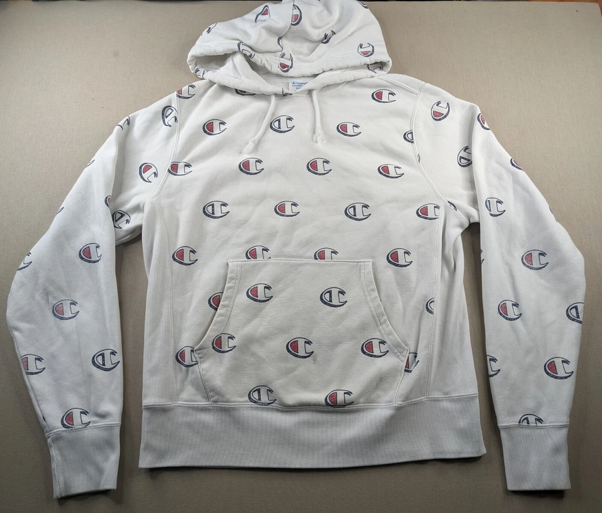 Champion reverse weave hotsell all over hoodie