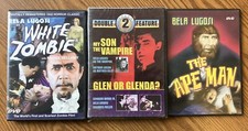 Bela Lugosi Lover TRIPLE FEATURE, 4 DVDs--White Zombie, The Ape Man and more!