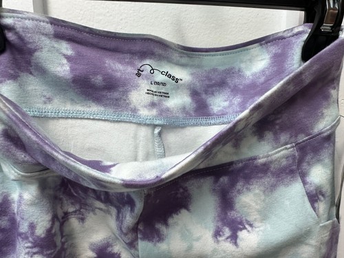 NWT ART CLASS BLUE/PURPLE TIE DYE LEGGING SIZE 10/12 - Picture 4 of 4
