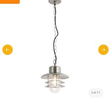 industrial pendant light steel IP44 shell with bulb