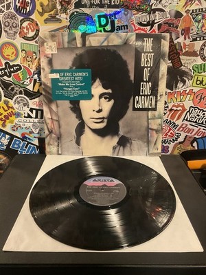 ERIC CARMEN The Best Of VG+ VINYL W/HYPE STICKER 