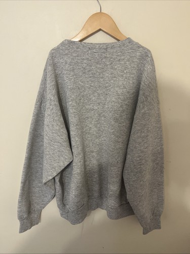 Vtg Eddie Bauer Since 1920 Original Logo Gray Crewneck Sweater - Picture 2 of 8