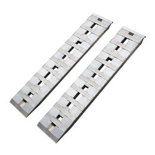 2Pcs Aluminum Trailer Ramps 6000Lbs 6800Lbs Heavy Duty Anti Slip for Trucks Atvs