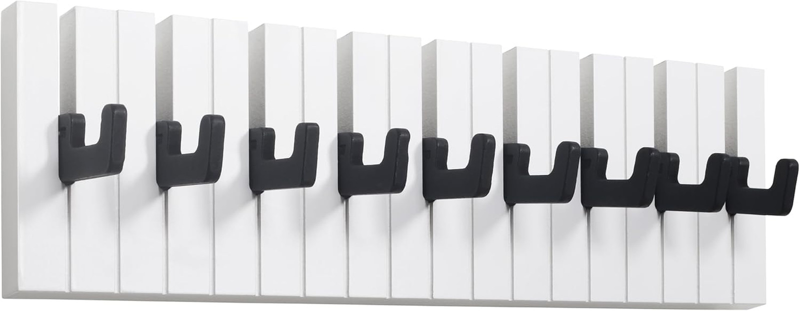 Appendiabiti Parete Legno WM1886-L - 9 Ganci per Tutta la Famiglia