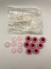 7pcs  Ring Press Studs Snap Popper Fasteners Sewing DIY Tool Pink/Red