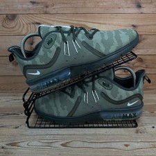 Scarpe da ginnastica Nike da uomo taglia UK 7 Air Max Sequent 3 premium verdi mimetiche running palestra