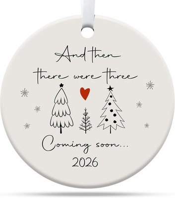Expecting Baby Ornament 2026, Pregnancy Announcement for 