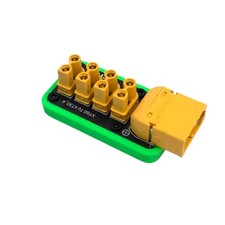 to XT30 4-Channel Female Plug  Distribution Board 60A Load Current for RC1245