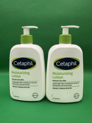 (2 Pack) Cetaphil Moisturizing Lotion 16oz  Normal To Dry Skin E18