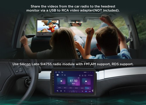 For BMW E46 316 318 320 323 325 Android Auto 13 CarPlay Car Radio GPS Nav Stereo - Picture 13 of 34