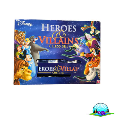 Disney Heroes & Villains (Helden und Schurken) Schach Set - Vollständig
