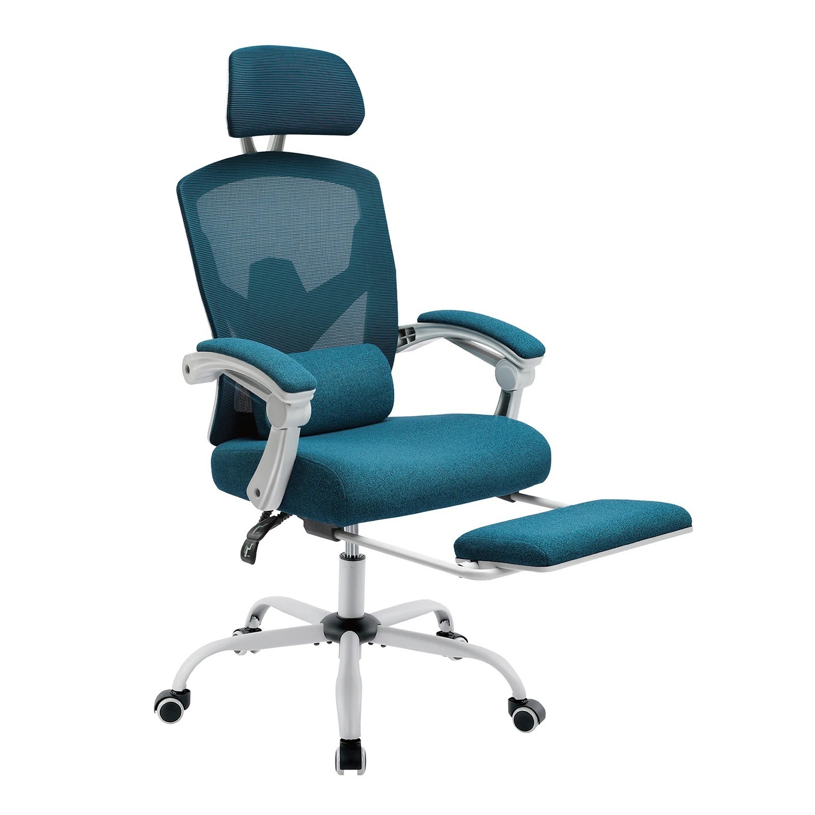 Ergonomic Reclining Mesh Gaming Chair High Back Rocking Swivel w/ Lumbar Support