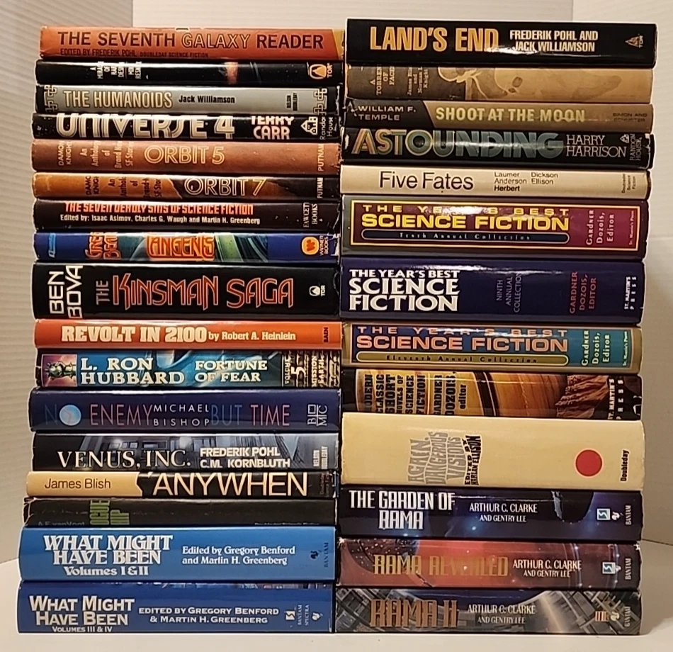 Robert A. Heinlein Science Fiction Fiction Hardcovers Books for