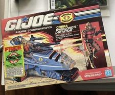 Hasbro G.I. Joe Cobra Dictator Overlord w Driver Vintage 1989 Factory sealed