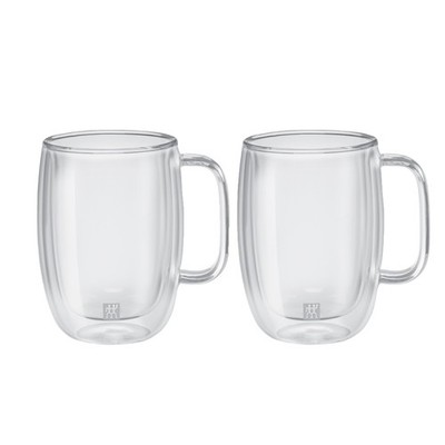 ZWILLING Sorrento Plus 2-pc Double-Wall Glass Latte Mug Set