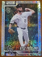 Kyle Freeland 2026 Topps Series 1 Sand Glitter Parallel #106 Colorado Rockies