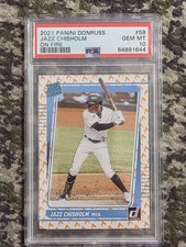 2021 Panini Donruss Jazz Chisholm Rookie Fire Emoji Psa 10