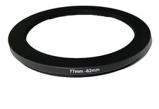 77mm to 62mm Step Down Lens Filter Ring Metal DSLR SLR Digital Camera Adapter
