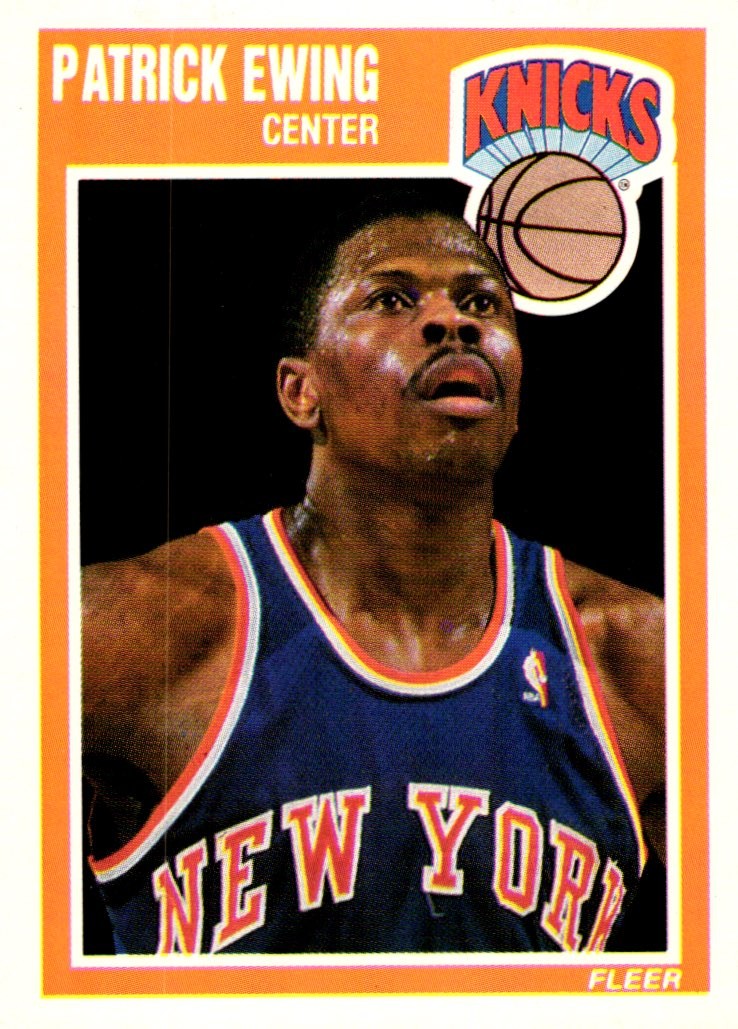 1989-90 Fleer #100 Patrick Ewing