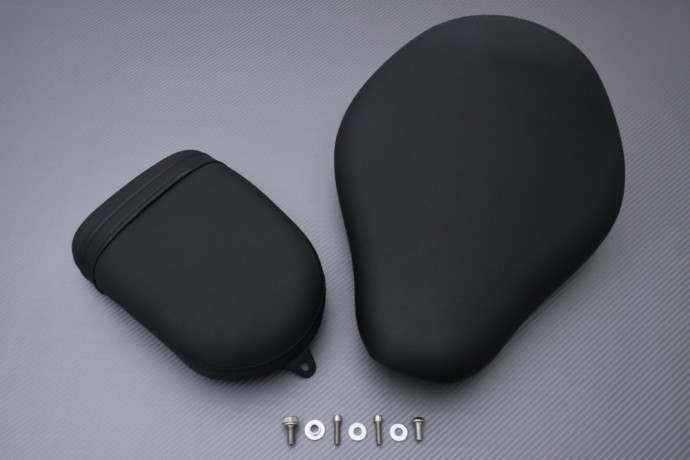 Selles conducteur et passager finition surpiquée pour Honda Rebel 500 S