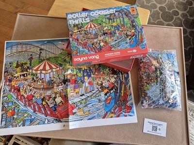 Antelope Roller Coaster Thrills 1000 Piece Jigsaw Puzzle 29.5 x 20.5 COMPLETE