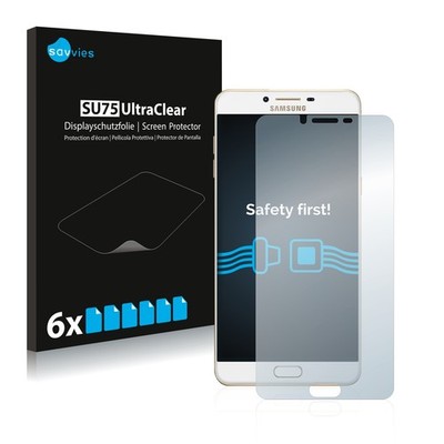 6x Schutzfolie für Samsung Galaxy C9 Pro Display Schutz Folie