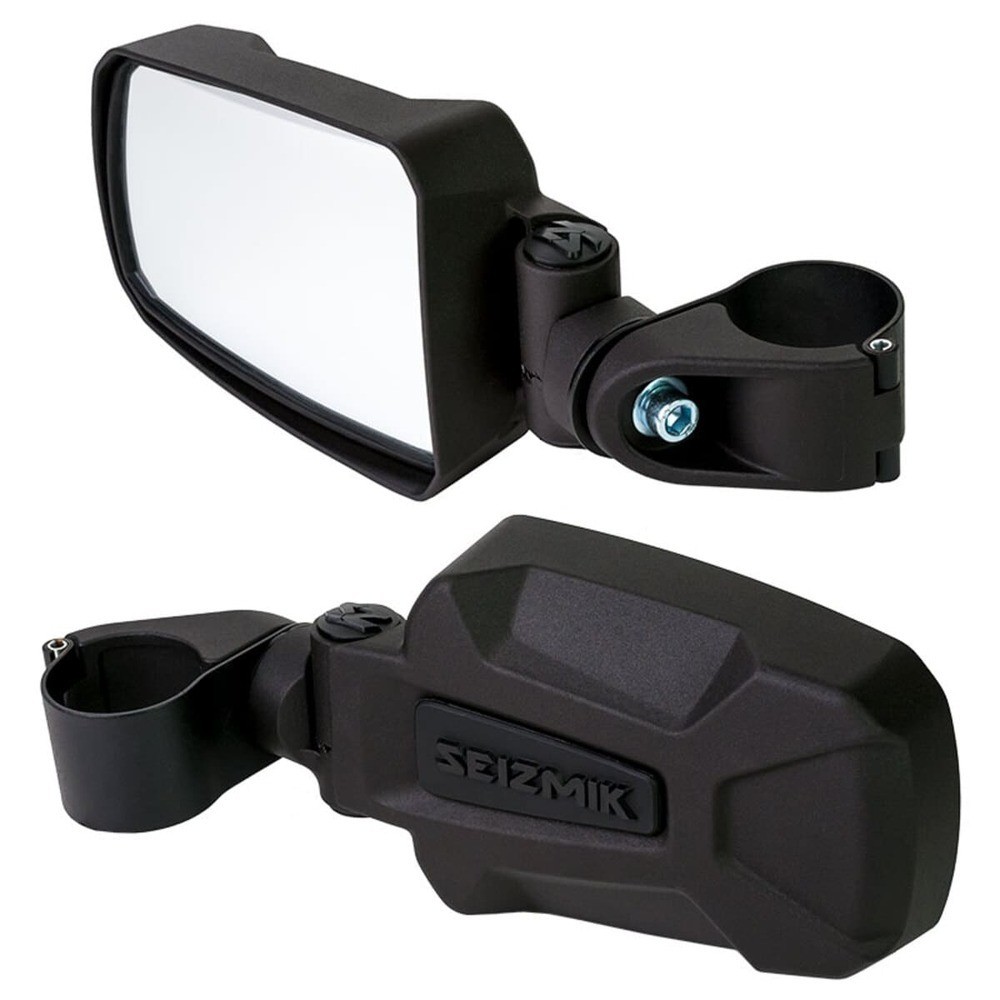 Seizmik 1.75″ Round Tube Cast Aluminum Pursuit Side View Mirror