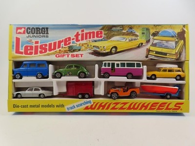 Corgi Juniors Freizeit Geschenkset, sehr seltenes Set von 1970, MIB!