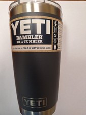 YETI 20oz Tumbler Charcoal Rambler with Magslider Lid NEW