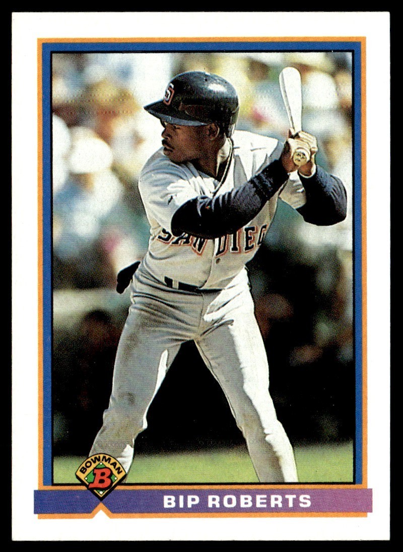 1991 Bowman Bip Roberts San Diego Padres #654