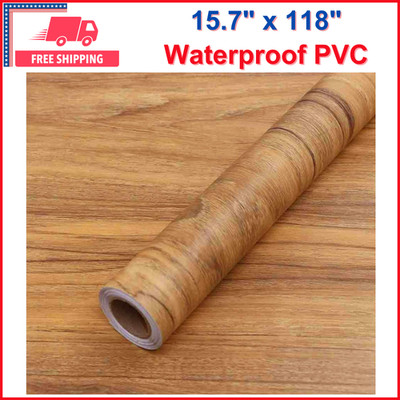 COSNIGHT Wood Grain Contact Paper Peel &Stick Wallpaper Self Adhesive Wall Paper