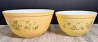 Vintage PYREX Set Of 2 Shenandoah Nesting Mixing Bowls 401 & 402
