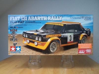 Tamiya RC-Bausatz / Fiat Abarth Olio / MF-01x Chassis / 4-WD Rally / 1:10