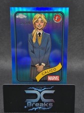 2025 Topps Chrome Marvel #67 Calico First Appearance True Blue Refractor /299