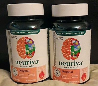 Schiff Neuriva Original Gummies  50 Count  Dietary Supplement  New & Sealed X2
