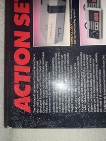 NINTENDO NES ACTION SET BOX STYROFOAM WARRANTY INFO ONLY-NO CONSOLE/Damage Sides