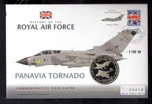 GB - 2008 History of the Royal Air Force Panavia Tornado PNC Coin Cover
