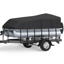 Heavy Duty Pontoon Boat Cover 17 18 19 20 ft Foot, Upgraded Waterproof 1200D ...
