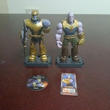 Thanos Figure Marvel Avengers Comic Toy 2-Piece Set Excellent Condition