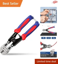 Compact 8-Inch Bolt Cutter - Versatile Tool for Electricians and DIY Projects