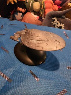Star Trek EE. UU. Modelo de exhibición réplica de nave espacial blindada Voyager con soporte