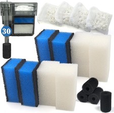 4 Sets of Upgraded Three-Stage Filtration Tank Filter for AquaClear 30 Power ...