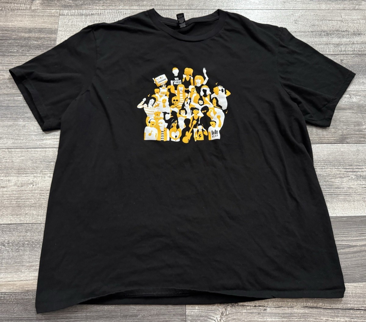 KEXP 90.3 Seattle Radio Shirt Mens 3XL We Choose Music Black Short