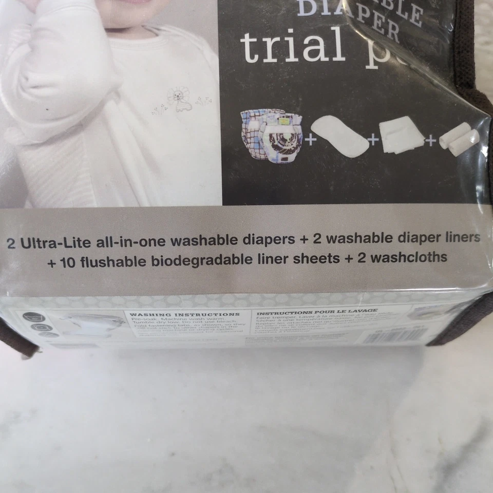 Kushies Baby Washable Diapers Ultra Lite Pack - Image 2 of 4