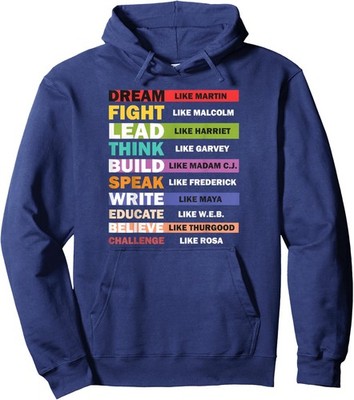 Black Lives Matters Black Leaders Black History Unisex Hooded Sweatshirt