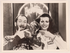 1988 Kenny Everett Cleo Rocos Brainstorm Original ITV Press Photo