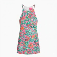 NWT Lilly Pulitzer Soleil Pink Perfect Poppy Pearl Romper One-Piece Size 8 M