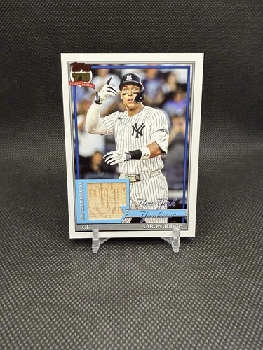 2026 Topps Series 1 Aaron Judge 1991 Relics #91R-AJ GU Bat Relic Yankees