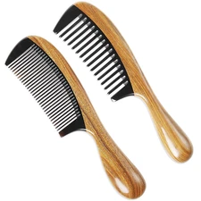 Onedor Extra Length Handmade 100% Natural Green Sandalwood with Buffalo Horn Wid