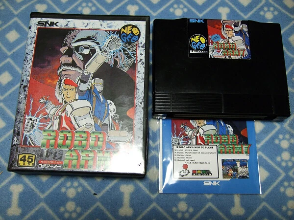 NEO GEO AES ROM ROBO ARMY SNK MVS Convert from JP Free Ship